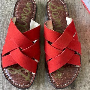 Sam Edelman Red Strappy Sandals